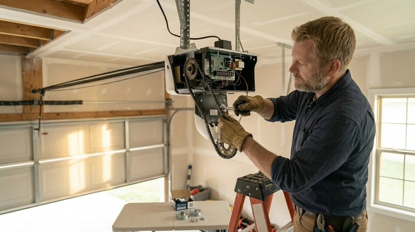 Opener Repair for Mountainaire's 1986-Era Garage Doors in Sedona