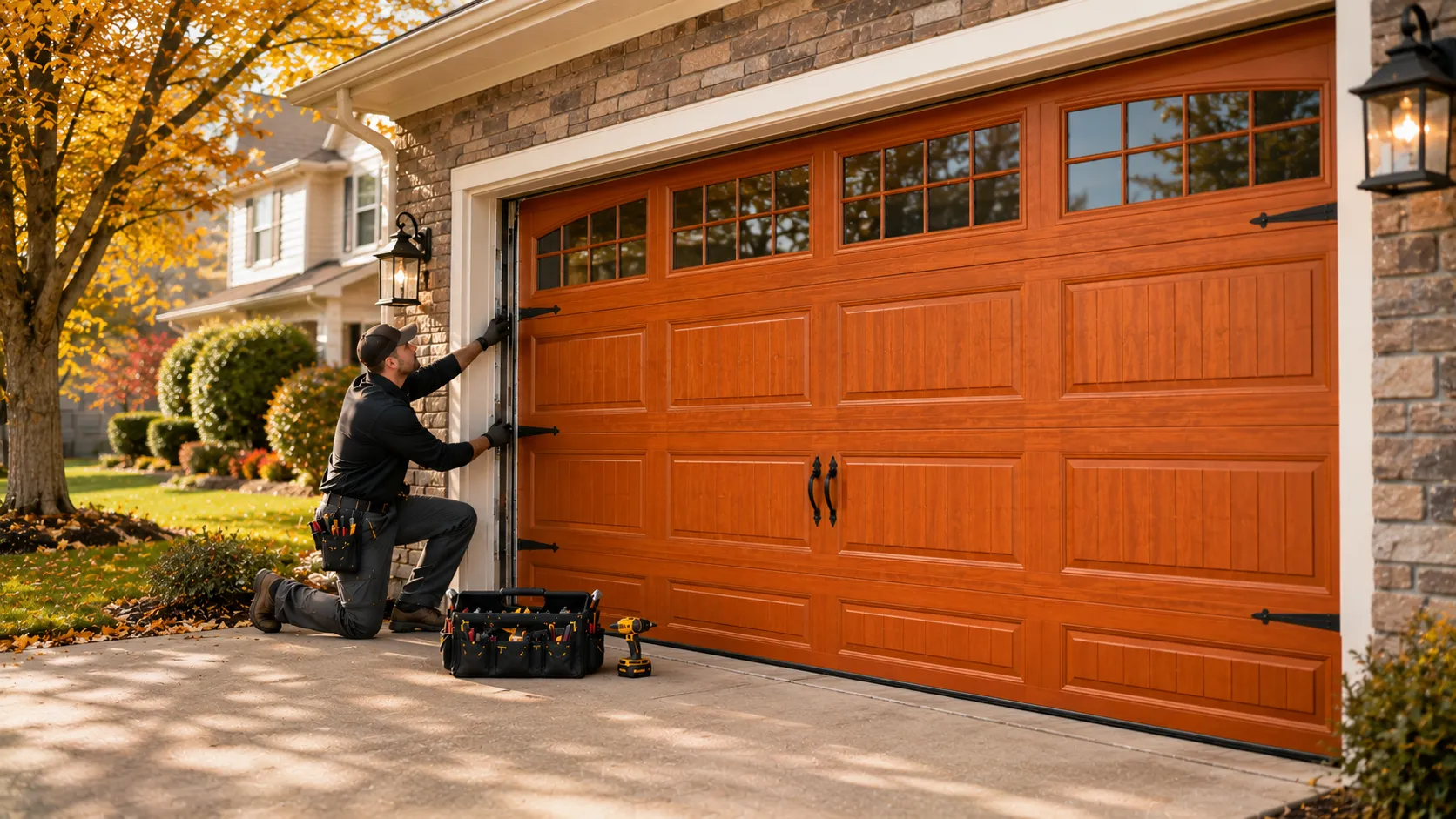 Garage door work on a home in Sedona
