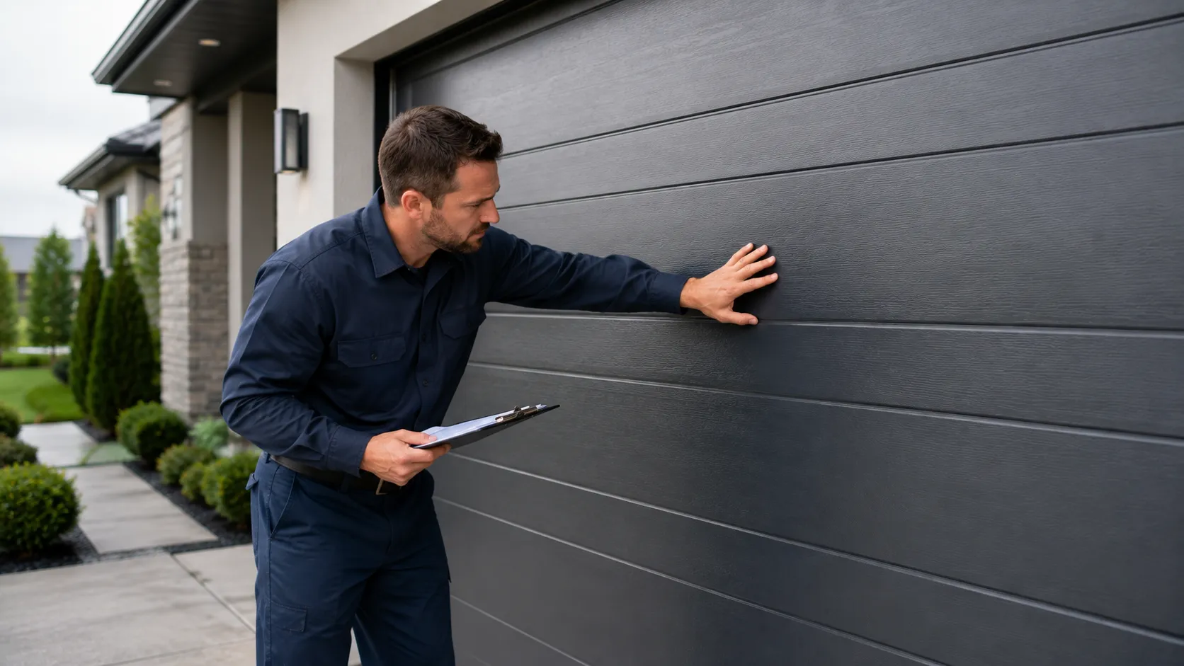 Residential garage door in Sedona